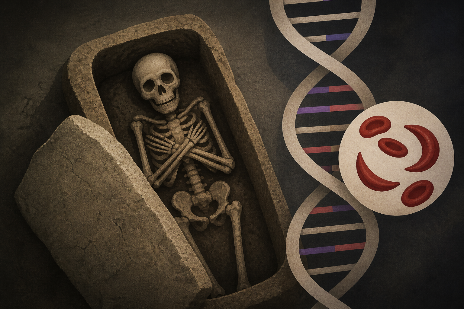 DNA Study Probes Secrets of Sickle-Bound 'Vampire' Grave