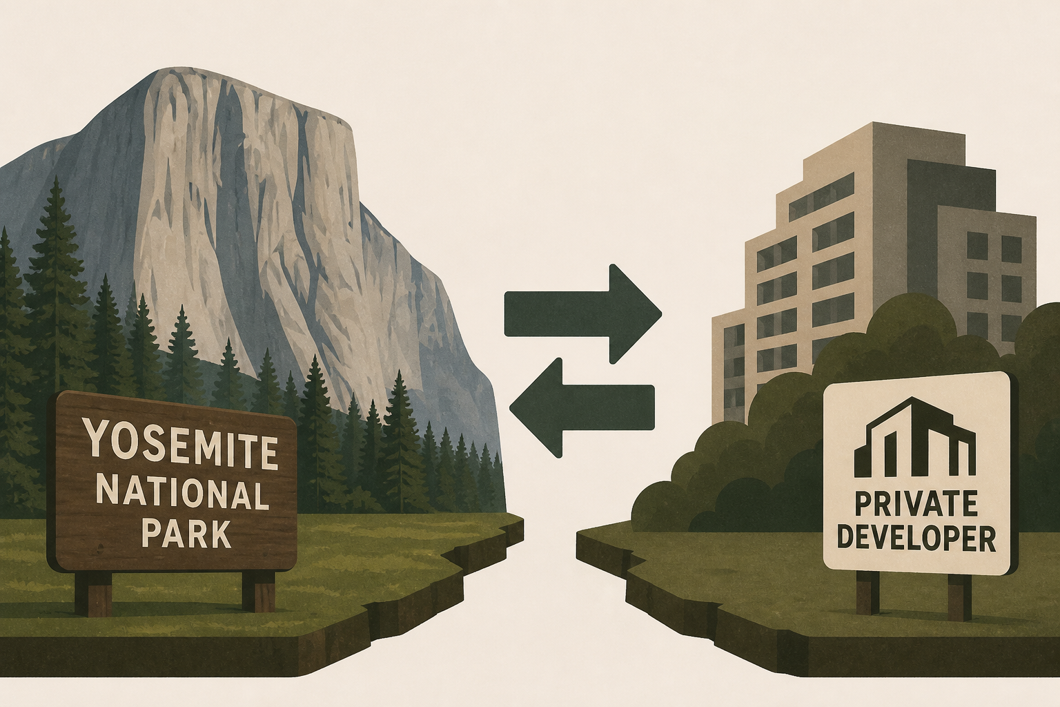 Trump administration considering trading Yosemite land to private developer