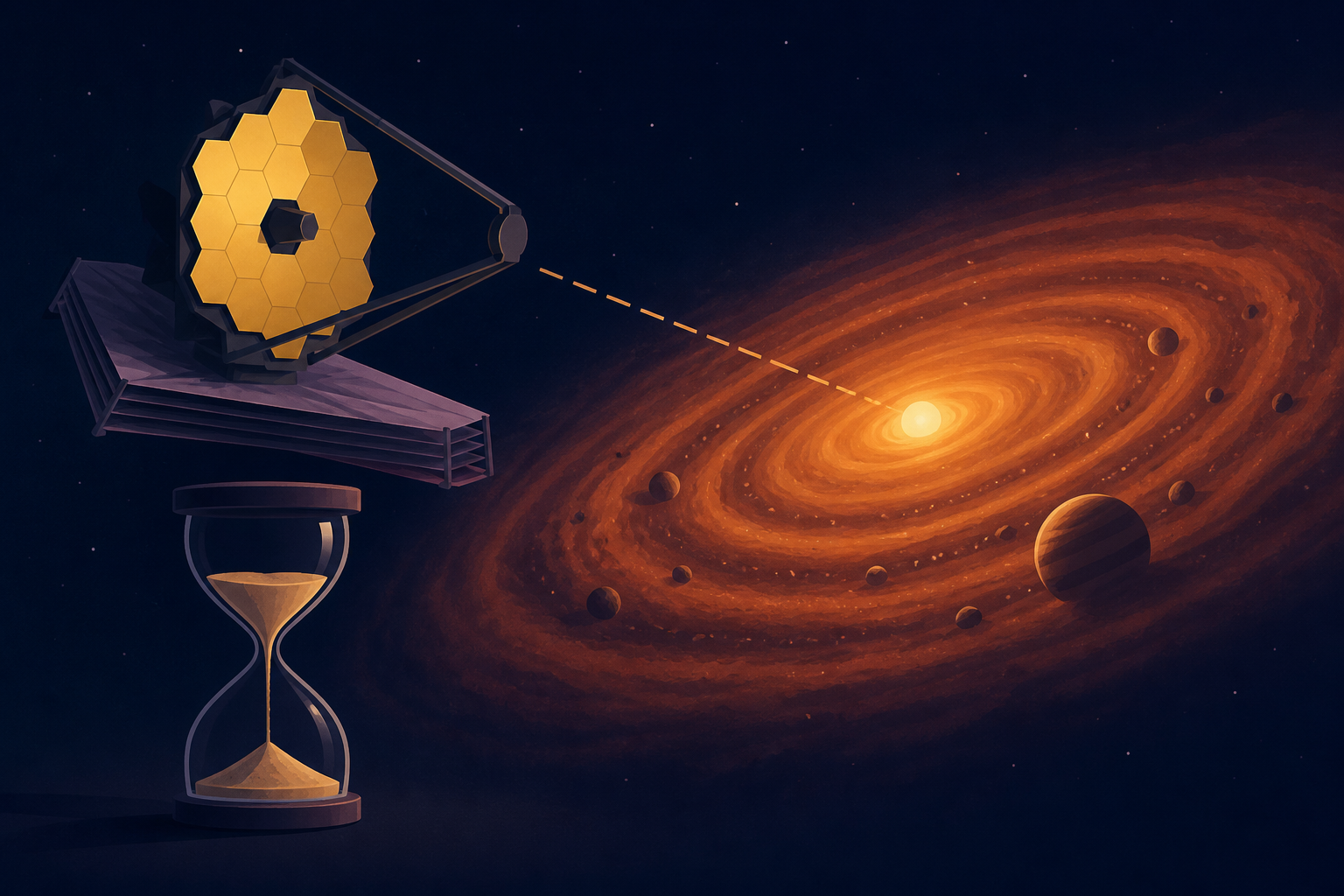 James Webb Space Telescope observes 72 stars and finds planet formation is a race against time