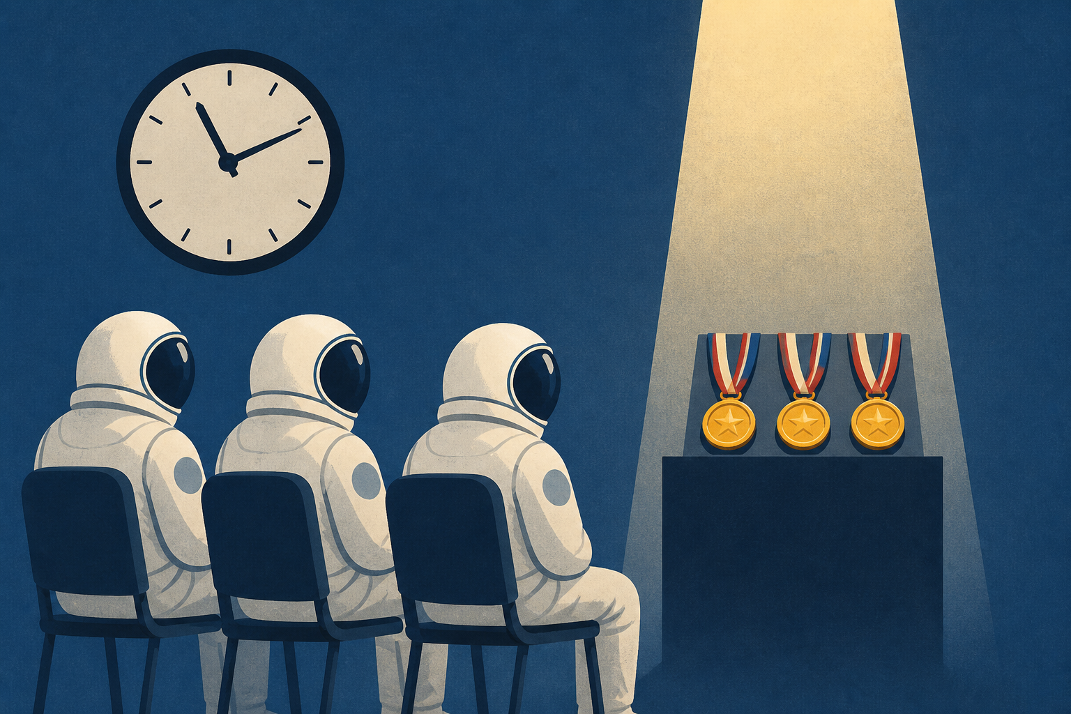 Trump keeps Artemis II astronauts waiting for their medals after he arrives late and then speechifies about what he’ll build next