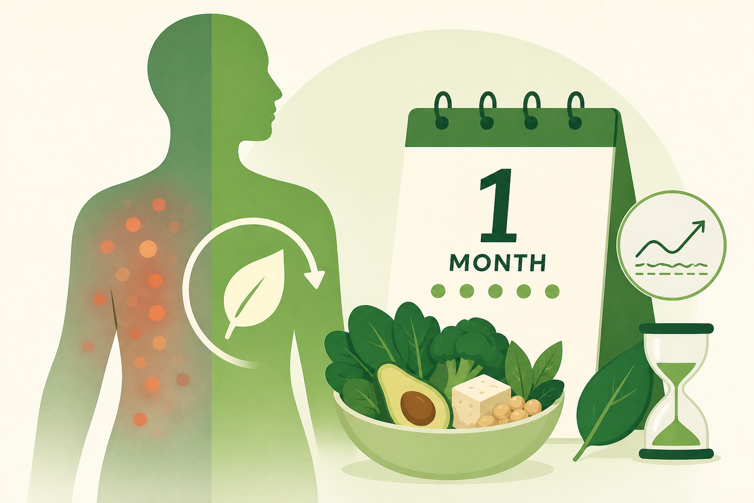 1 Month of Eating Vegan May Reduce Inflammation and Slow Aging, Study Shows