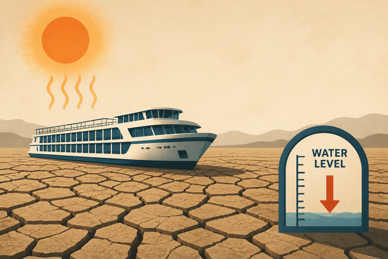 Drought, Heat, Low Water Levels: Europe’s River Cruises Take a Hit