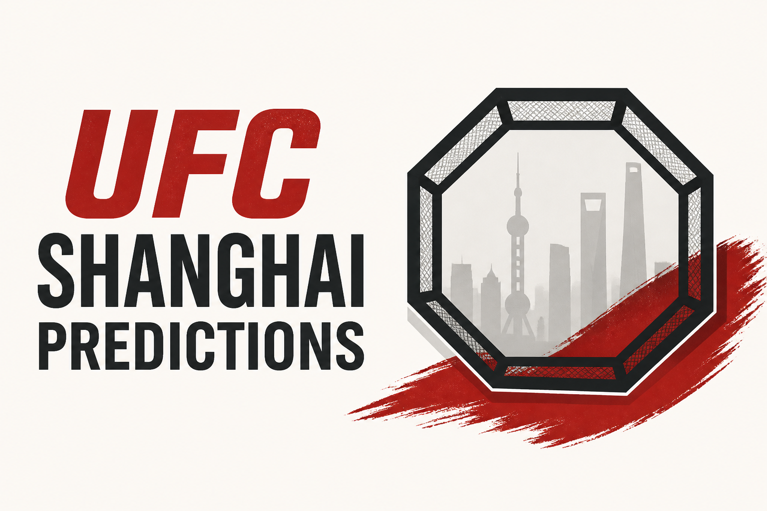 UFC Shanghai predictions