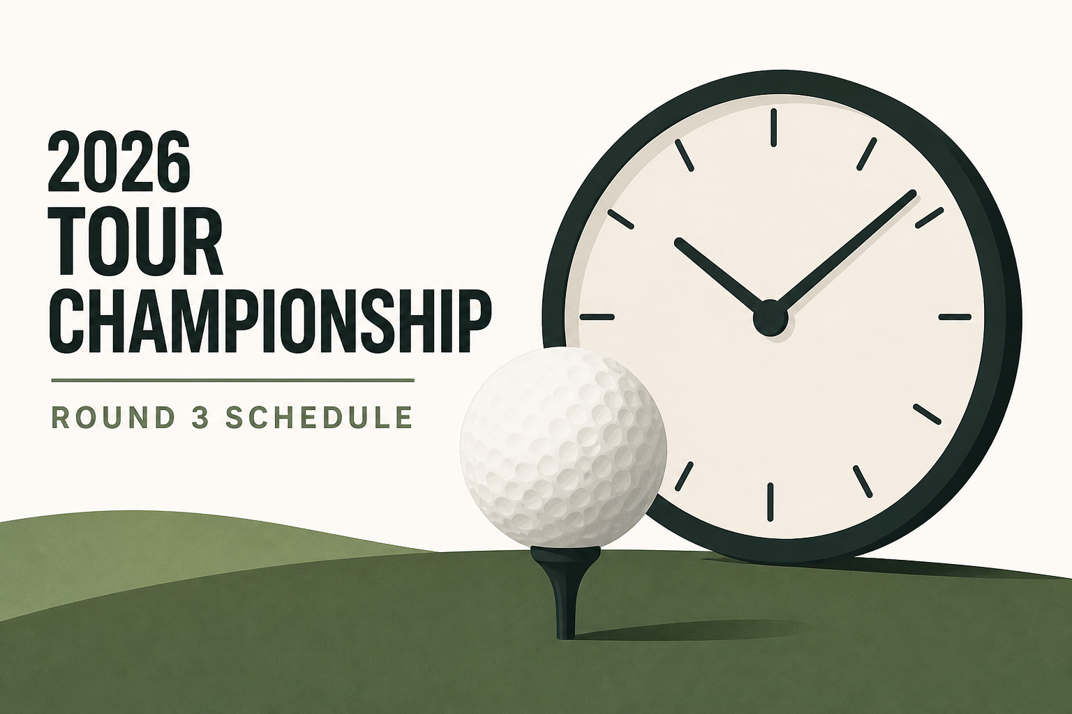 2026 Tour Championship tee times, pairings: Complete schedule for Round 3 on Saturday