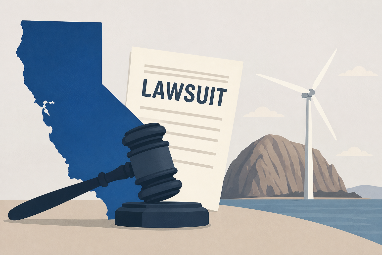 California sues Trump administration, developer over deal to walk away from Morro Bay wind power