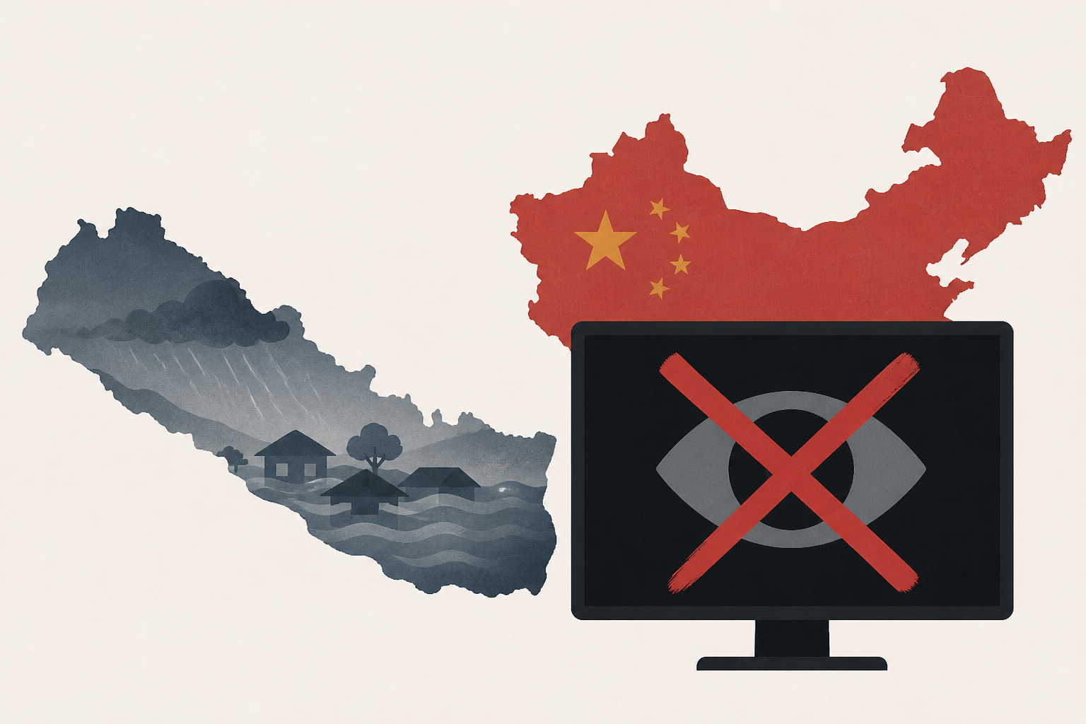 Nepal floods: Shocking footage isn't being shown in China