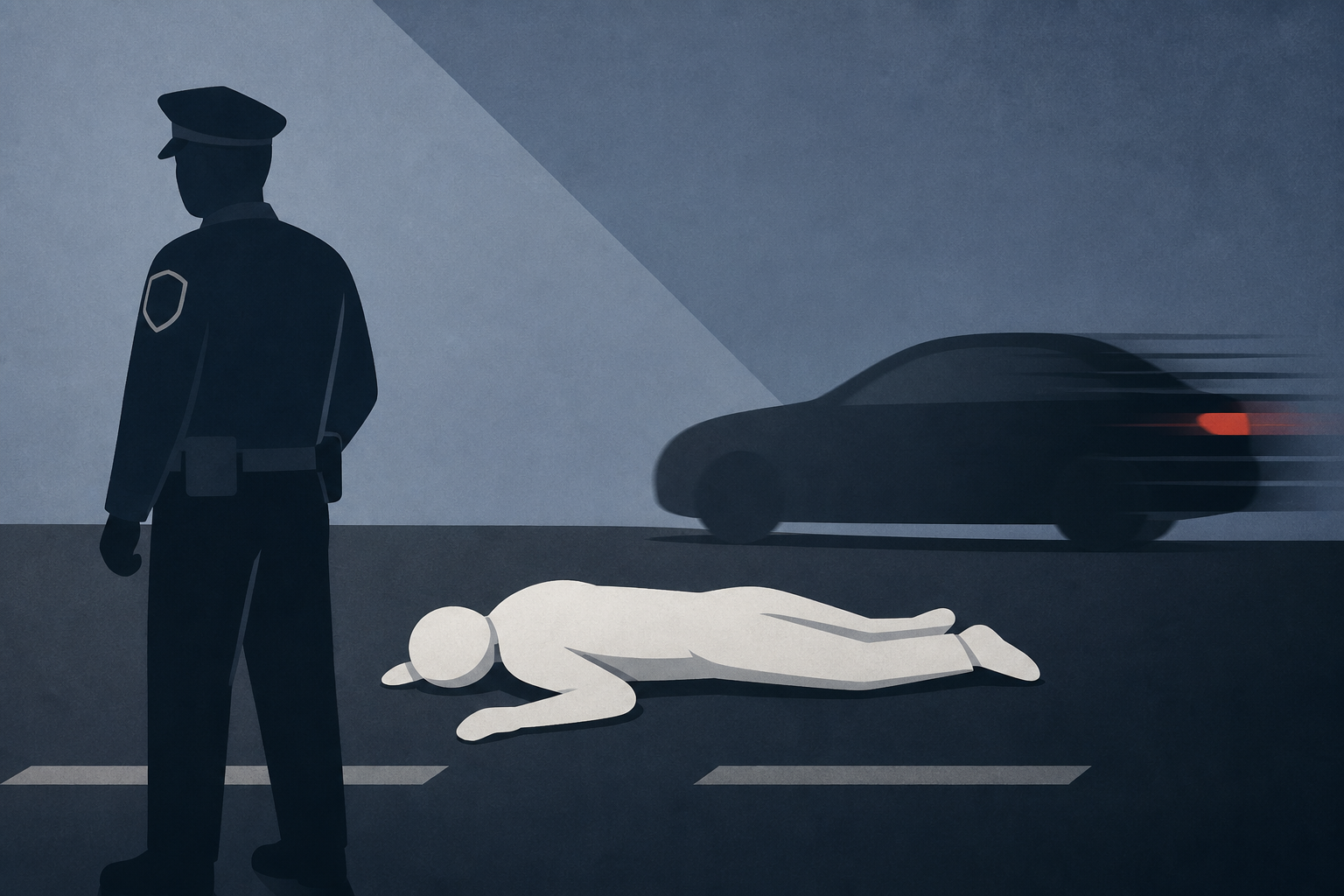 An officer failed to help a man lying in the road minutes before he was killed by a hit-and-run driver, Philly police say
