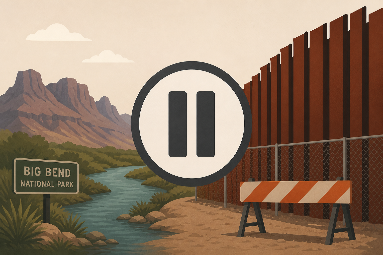 Federal judge extends pause on Big Bend border security construction