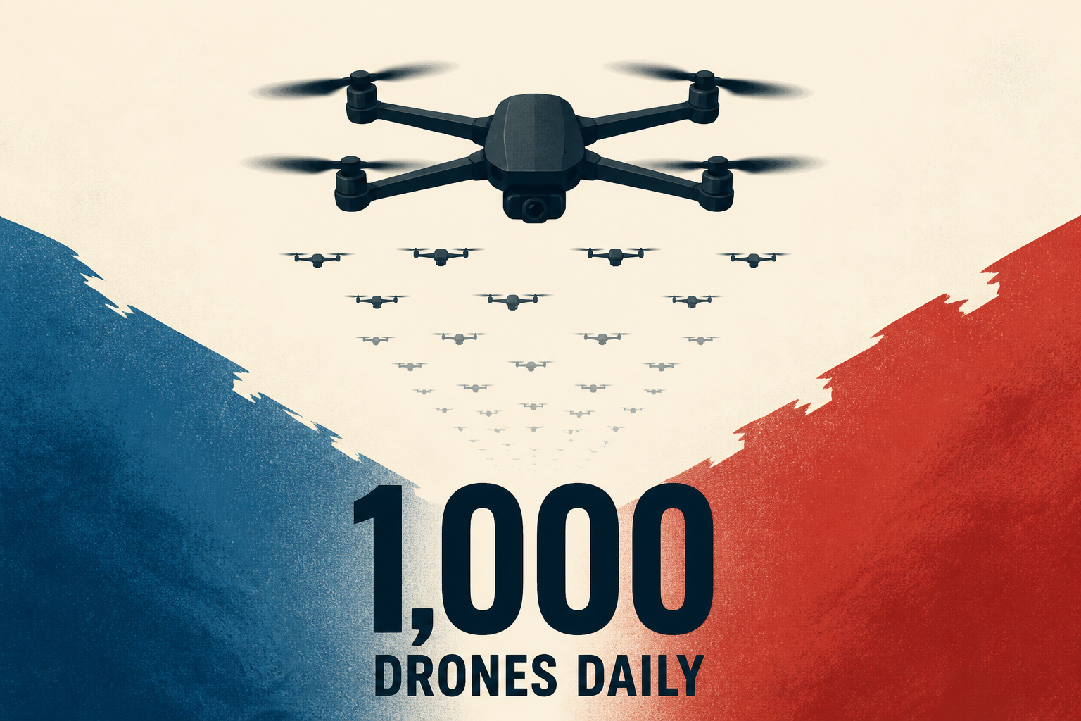 Zelensky calls for Ukraine to launch 1,000 drones at Russia daily