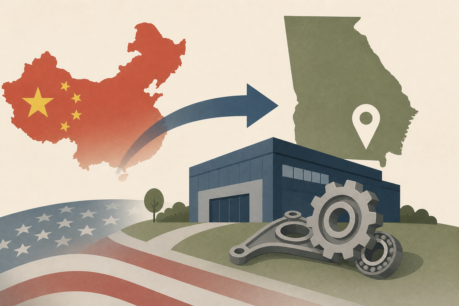 A Chinese auto parts supplier plants its roots in U.S. with Georgia HQ