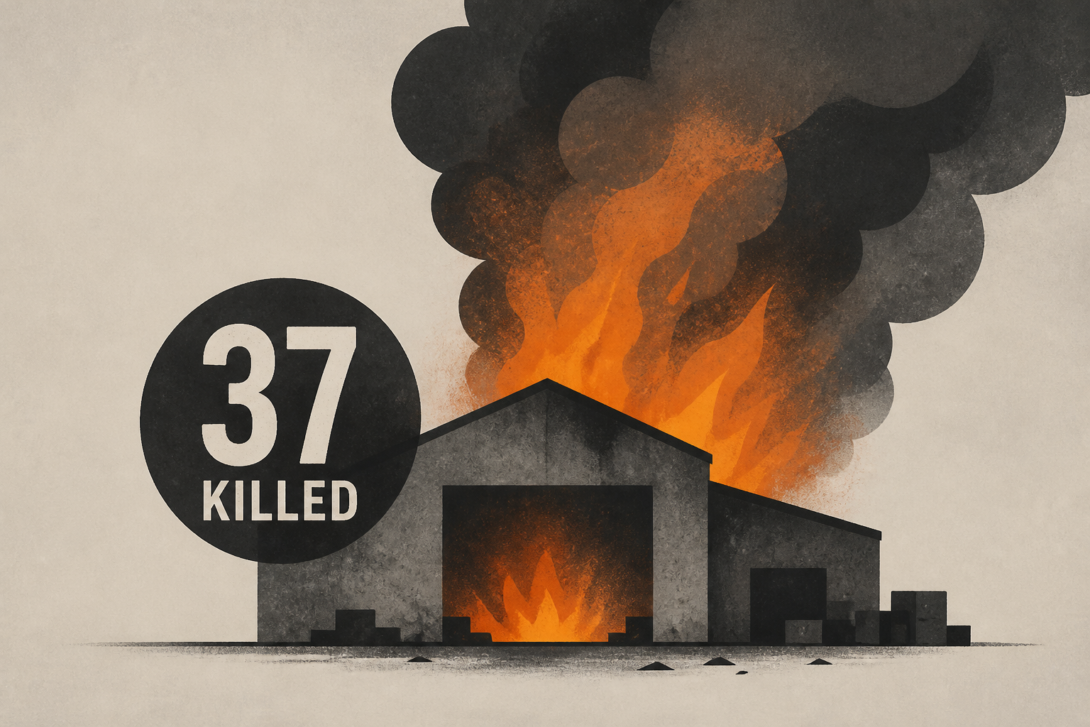 At least 37 killed after Russian strike sparks major fire and explosions at a warehouse in Bucha