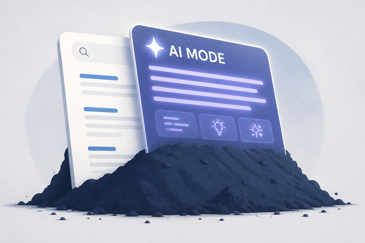 Google further buries search results under AI mode