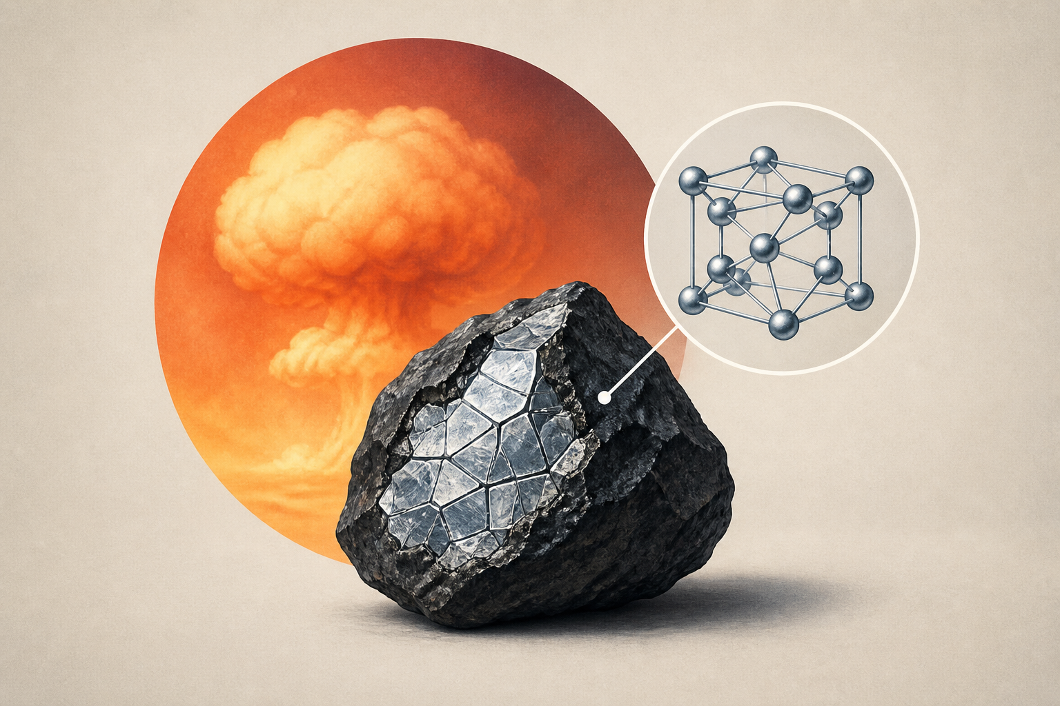 The Hiroshima Atomic Blast Forged a Metal Never Seen Before on Earth