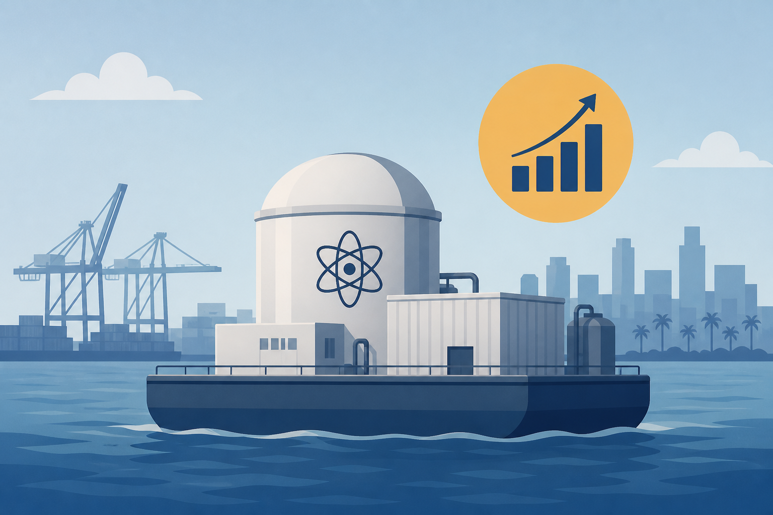 Long Beach to add fleet of floating miniature nuclear power plants