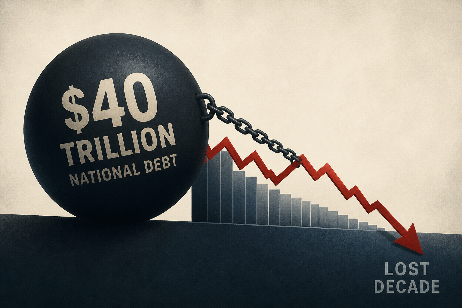 The $40 Trillion National Debt Could Spark 'Lost Decade' in Stocks