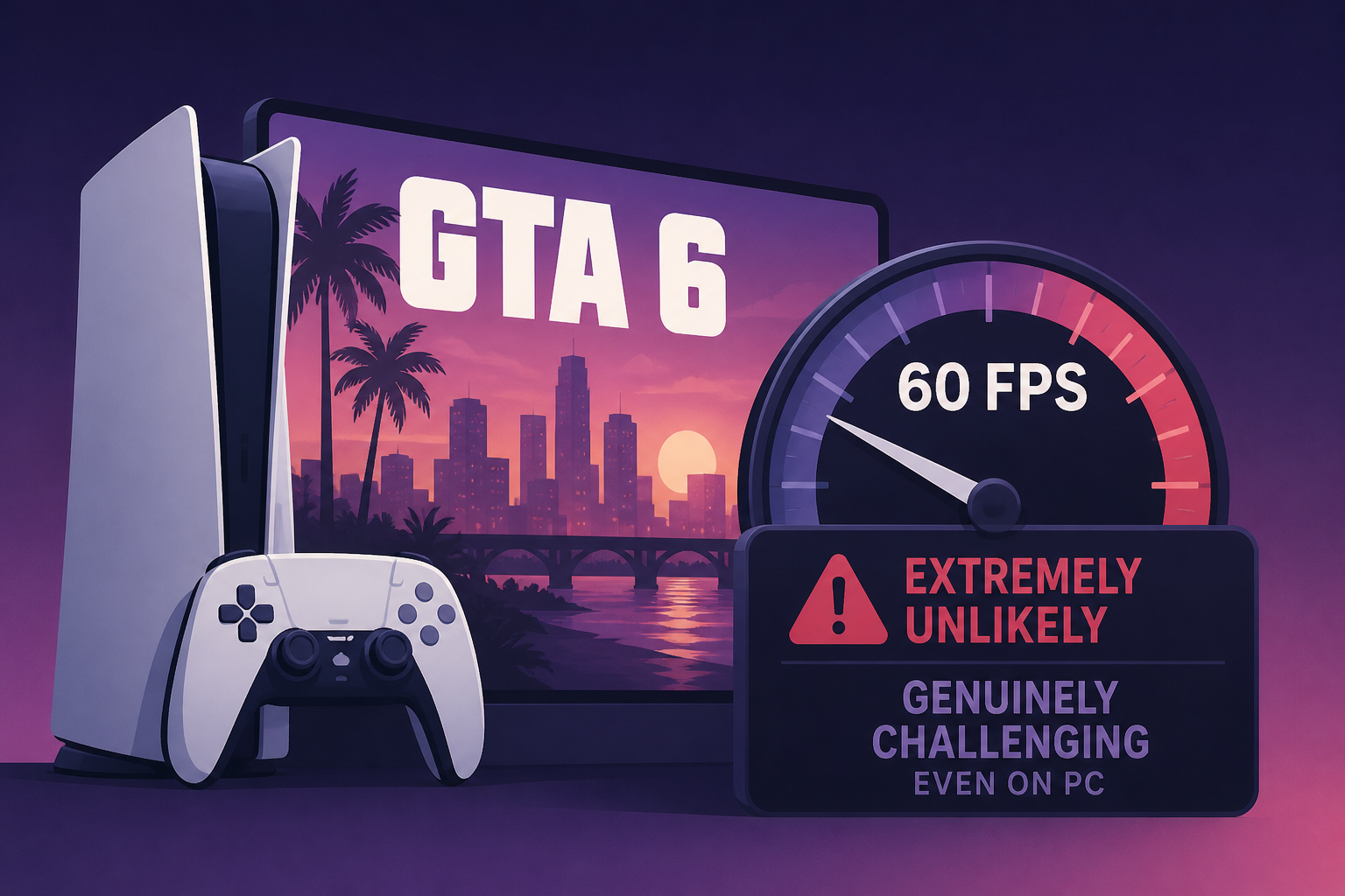 Tech Experts Say a 60fps Console Version of GTA 6 Is 'Extremely Unlikely' and Will Be 'Genuinely Challenging' Even on PC