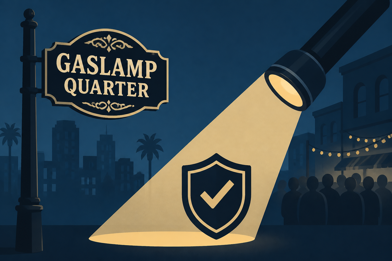 San Diego boosts enforcement in Gaslamp Quarter to battle lawless late-night crowds