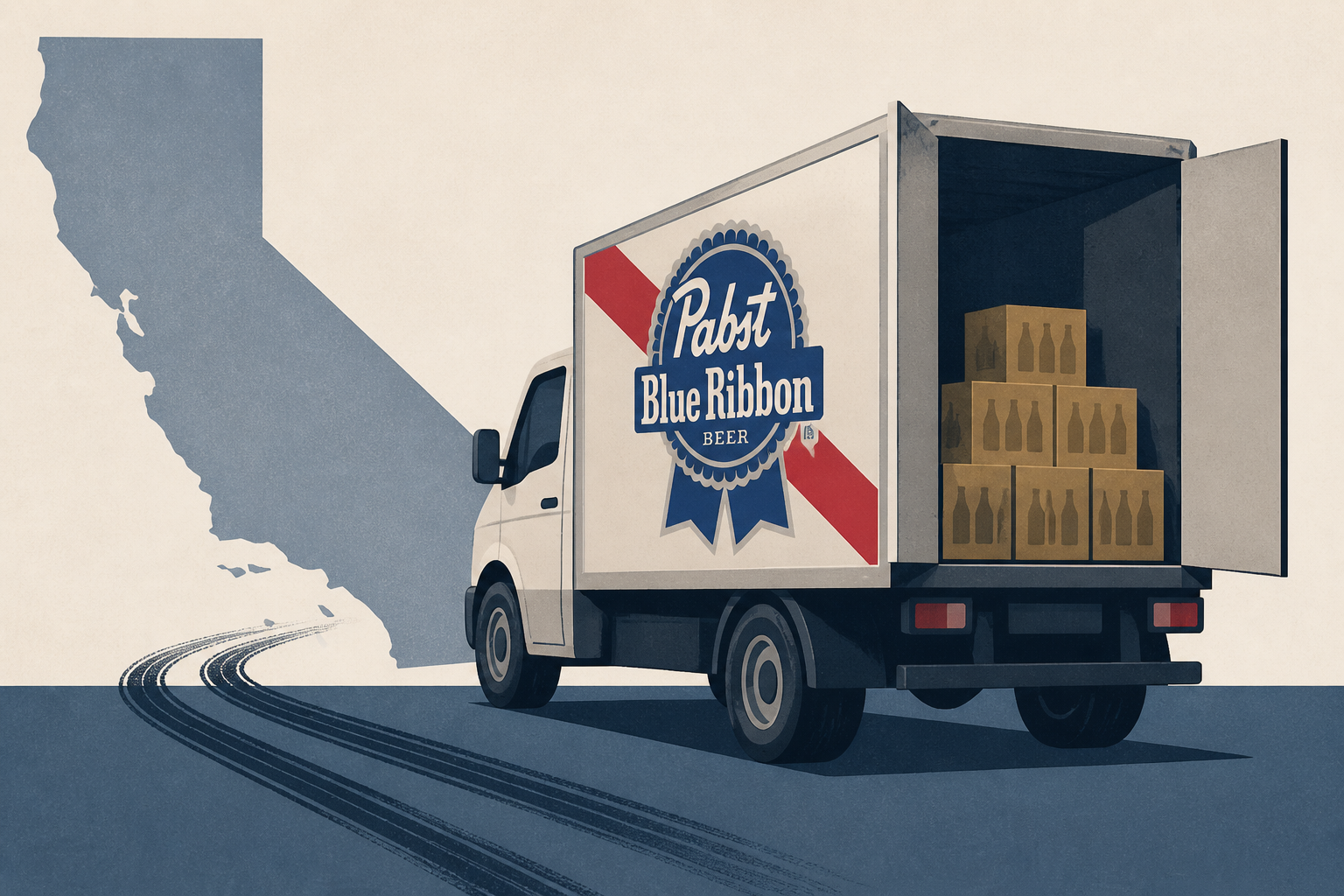 Pabst Blue Ribbon truck stolen in $70K California beer cargo theft