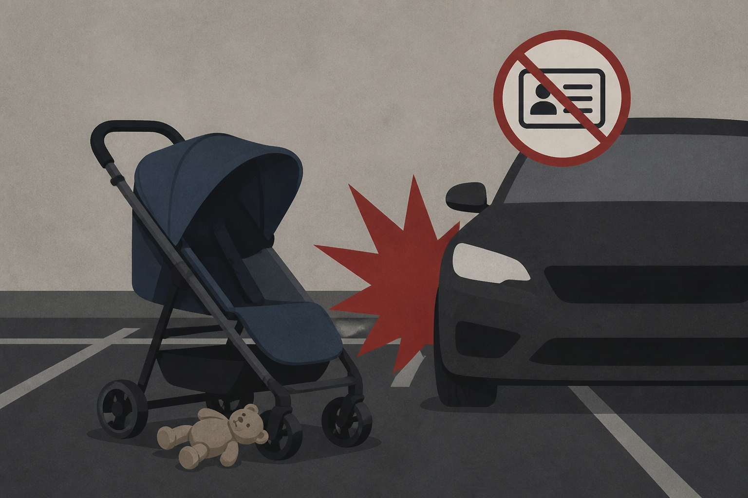 Baby killed after driver without license struck mother pushing stroller in NJ parking lot
