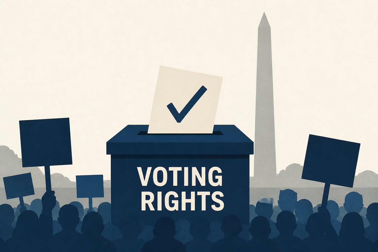 Thousands march in Washington to defend voting rights, in photos