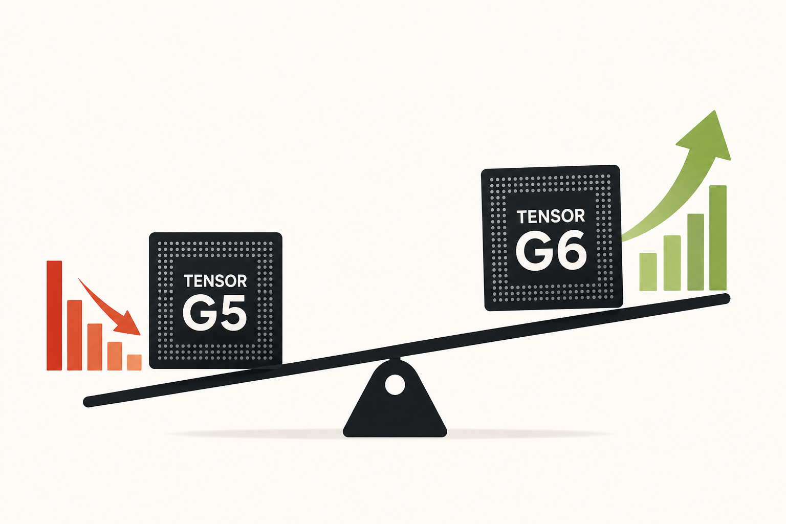 Pixel 11's Tensor G6 and Pixel 10's Tensor G5 still fall behind in performance per watt, testing shows