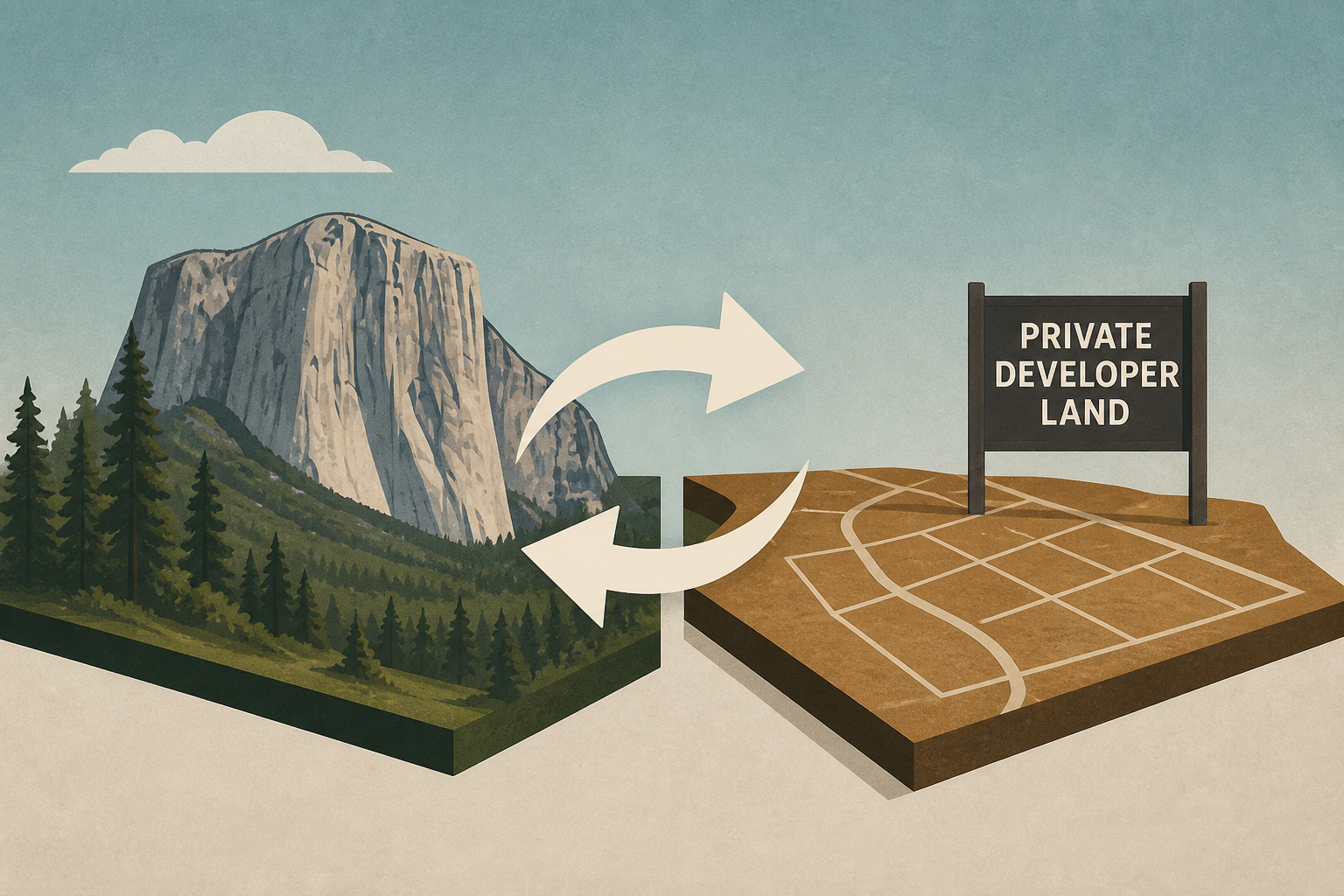 Trump administration weighs Yosemite land swap with private developer