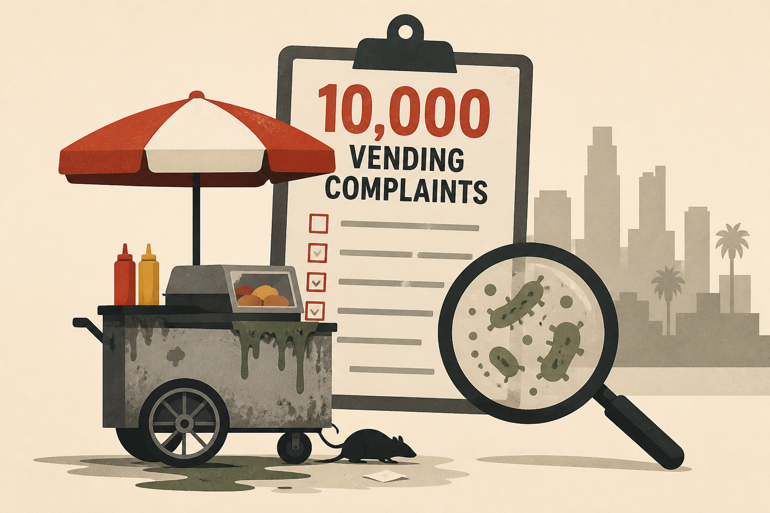 Disgusting details of 10K LA street food vending complaints revealed