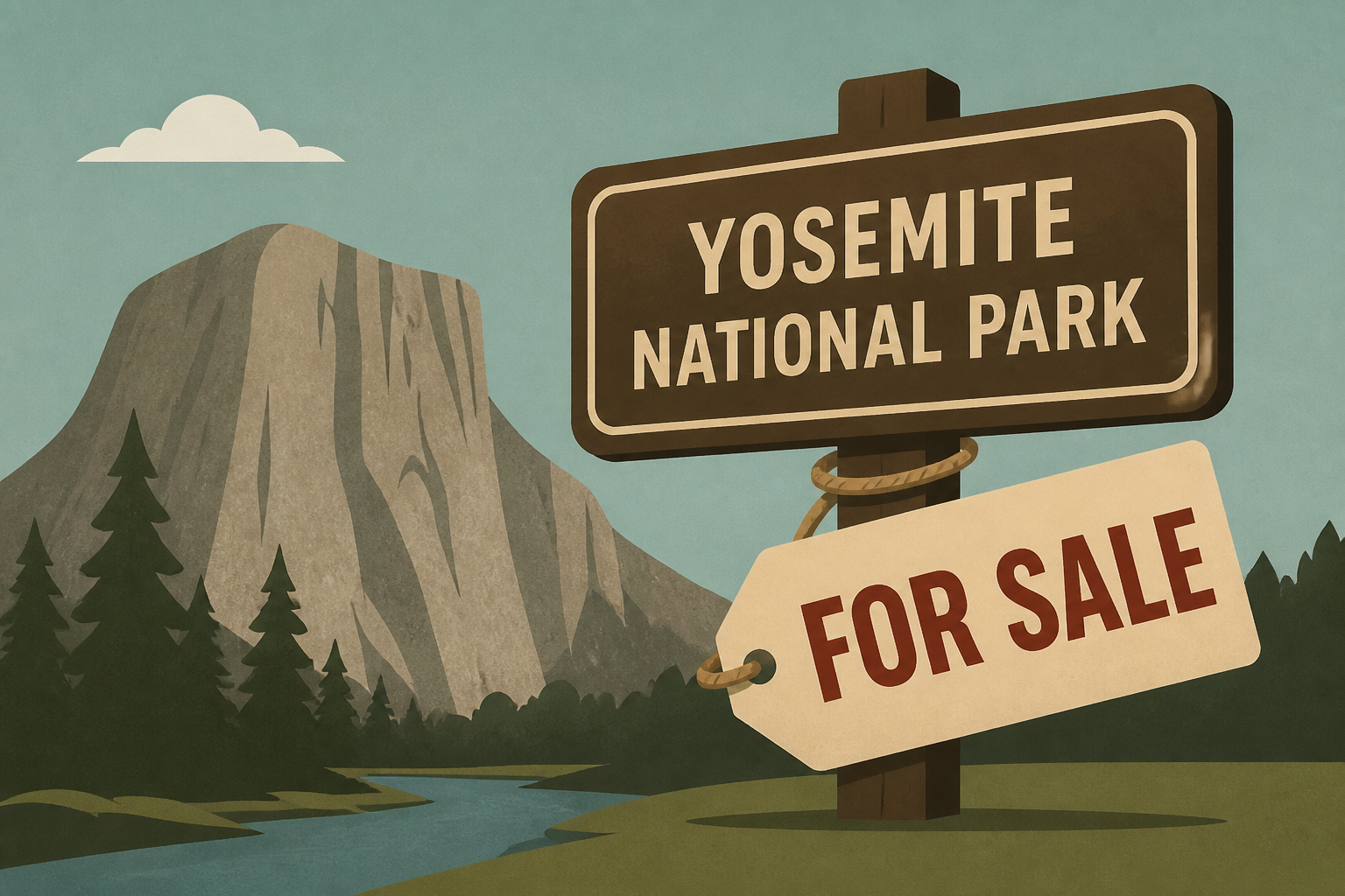 Trump administration faces pushback after looking to privatize land on Yosemite National Park