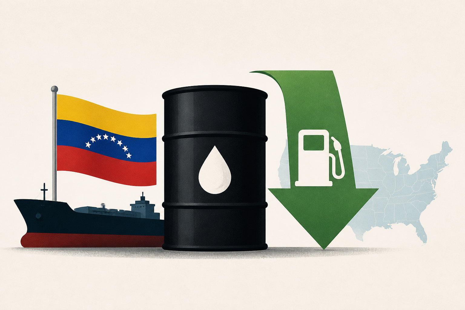 Trump says Venezuela oil deal will lower US gas prices for years