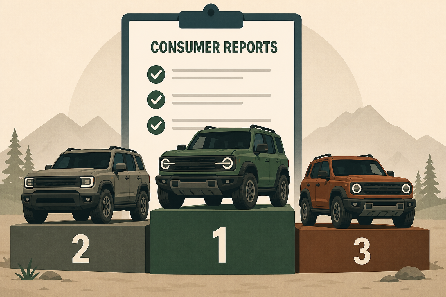 Consumer Reports Ranked These Three Off-Road SUVs From Best To Worst