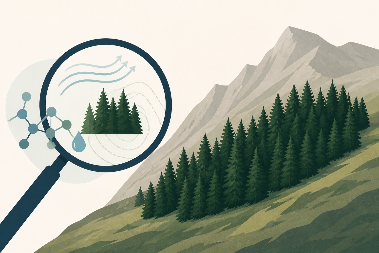 Why Dense Islands Of Fir Trees Form In Wyoming’s Bighorn Mountains
