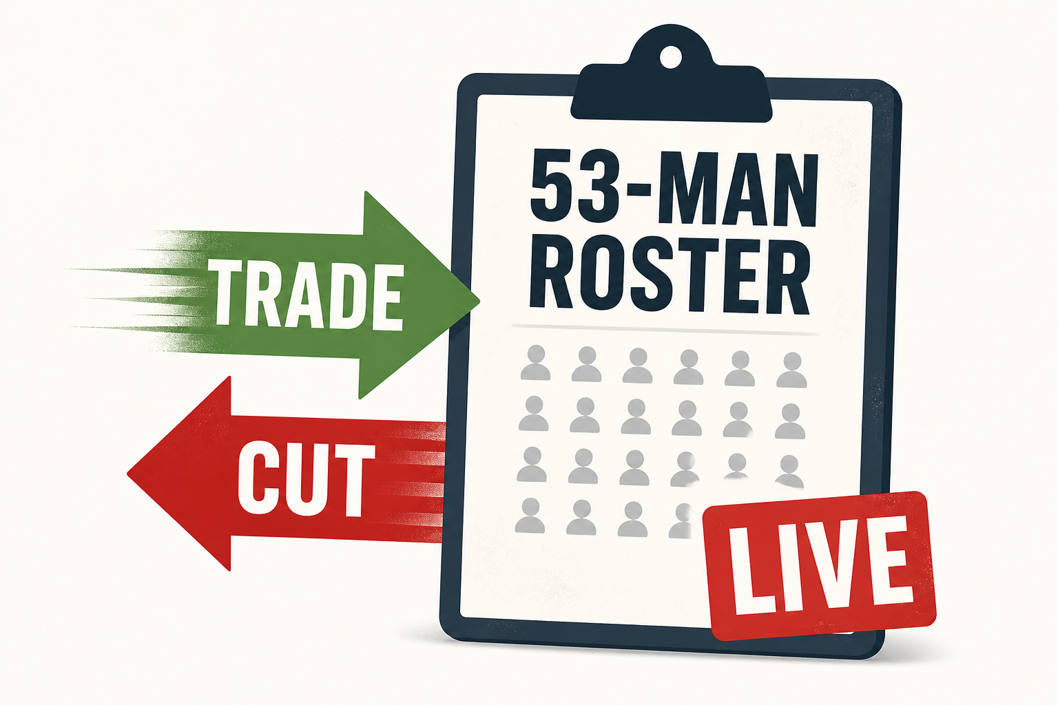 NFL trade and cuts tracker LIVE as 53-man roster deadline arrives