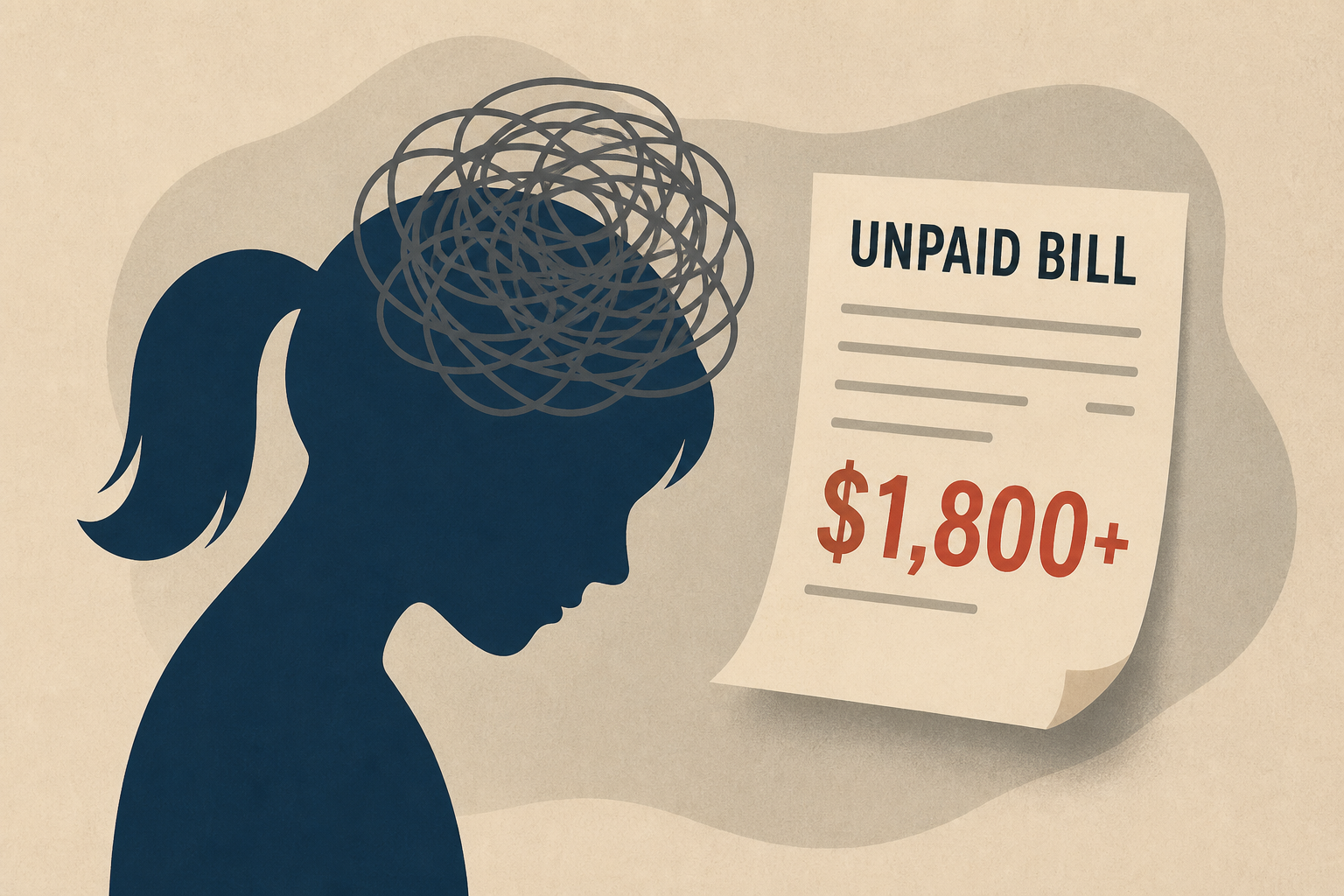 Old Girl’s Head Over Unpaid Bill of More Than $1,800