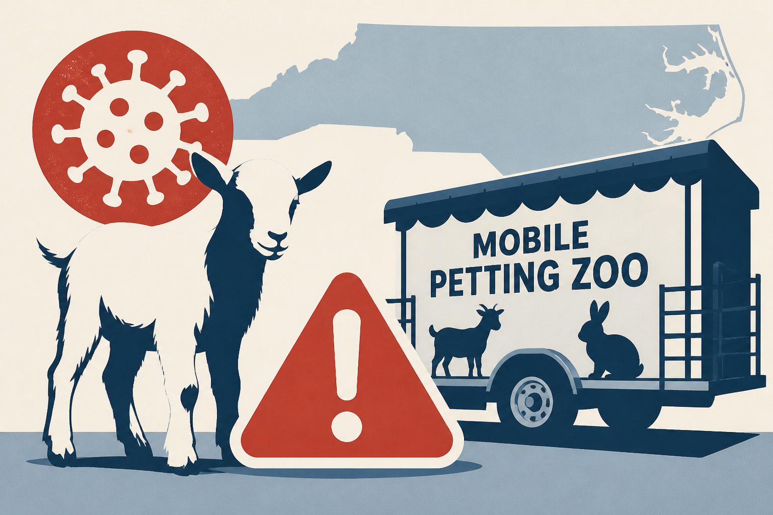 Rabid baby goats prompt North Carolina mobile petting zoo scare