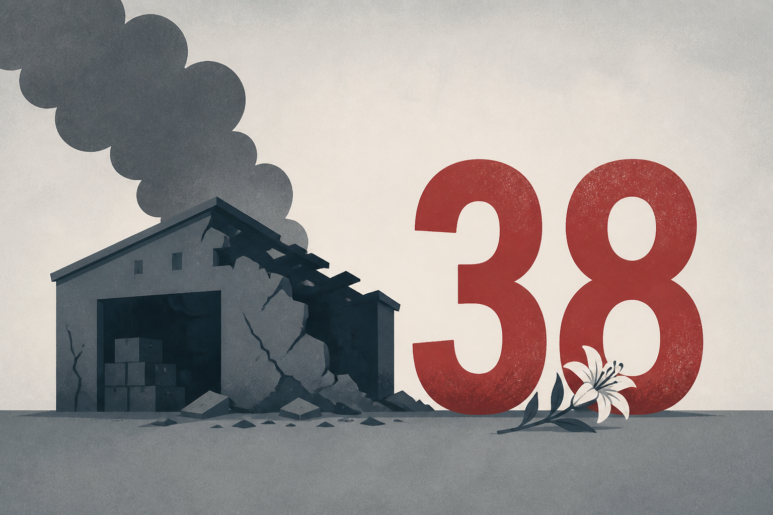 Death toll now 38 in Russian strike on Ukrainian warehouse