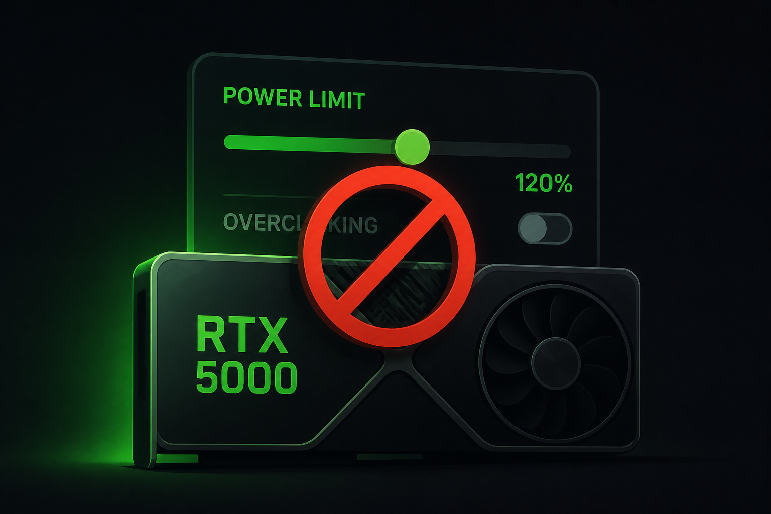 NVIDIA Shuts Down RTX 5000 Power Limit Control OC in Latest Driver Update