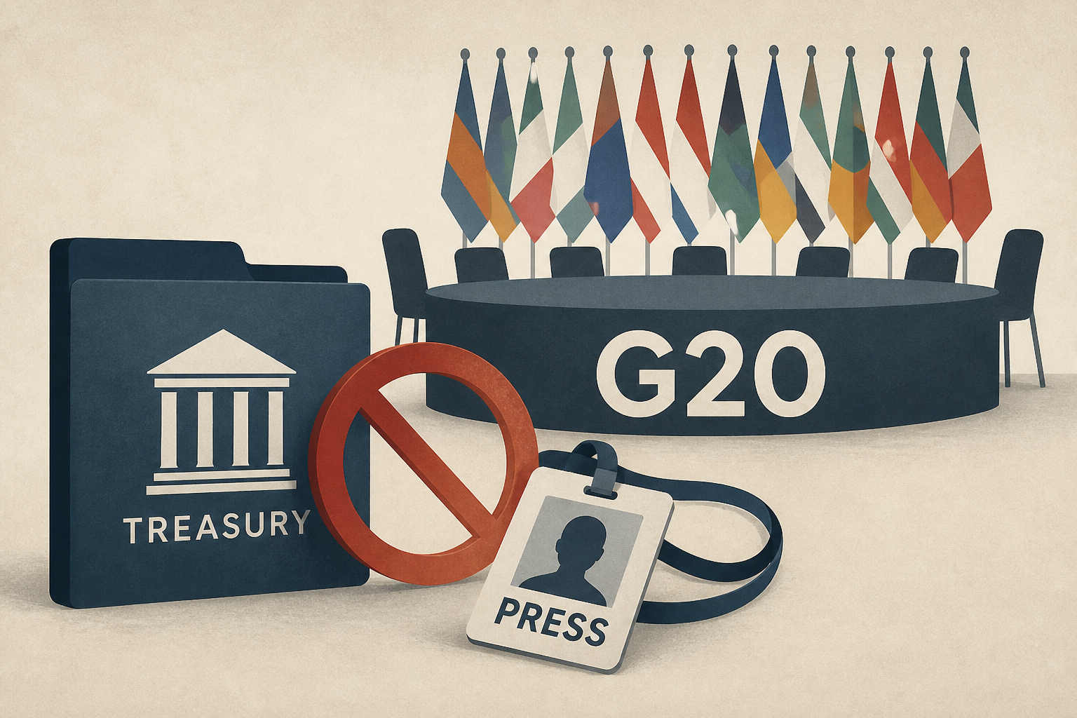 US Treasury blocks certain journalists from G20 meeting