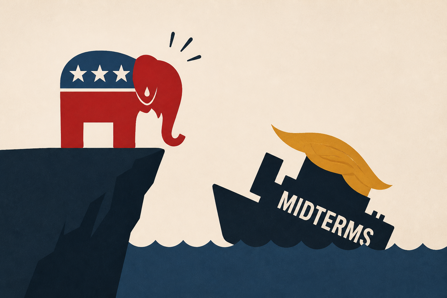 Republicans Panic Over Trump Dooming the Midterms