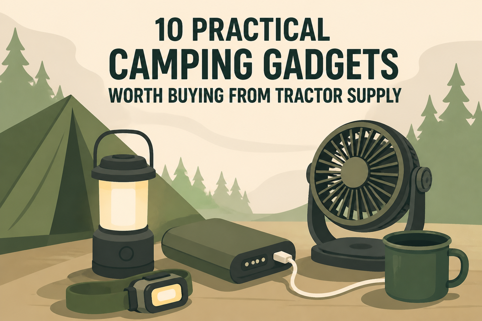 10 Practical Camping Gadgets Worth Buying From Tractor Supply