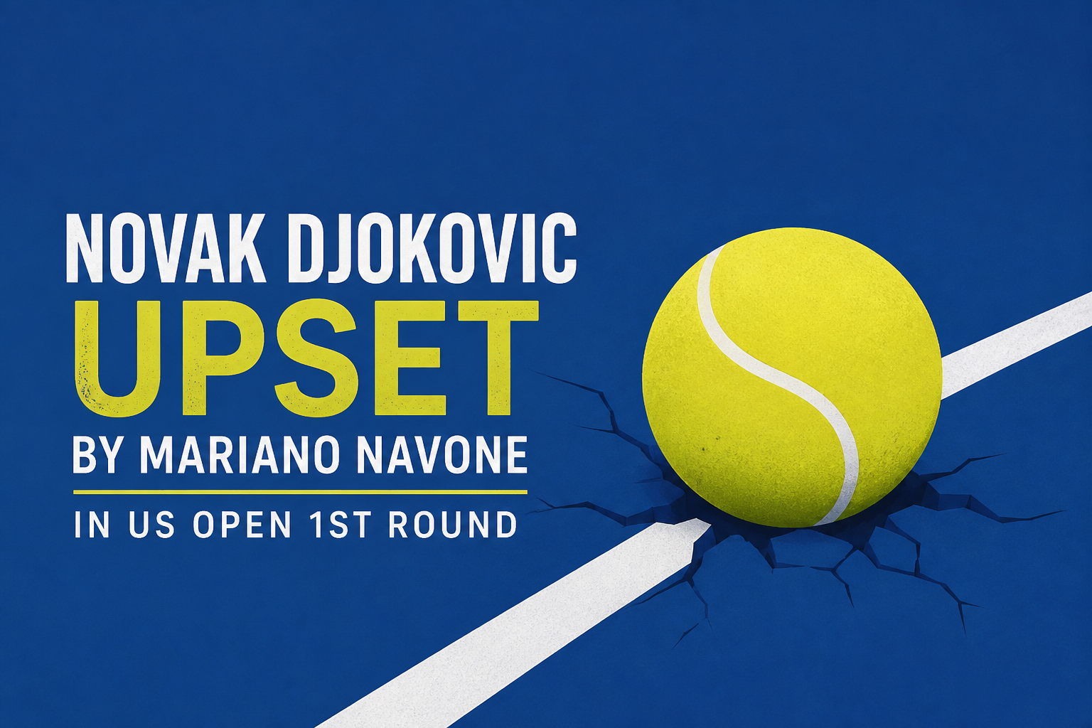 Novak Djokovic upset by Mariano Navone in US Open 1st round