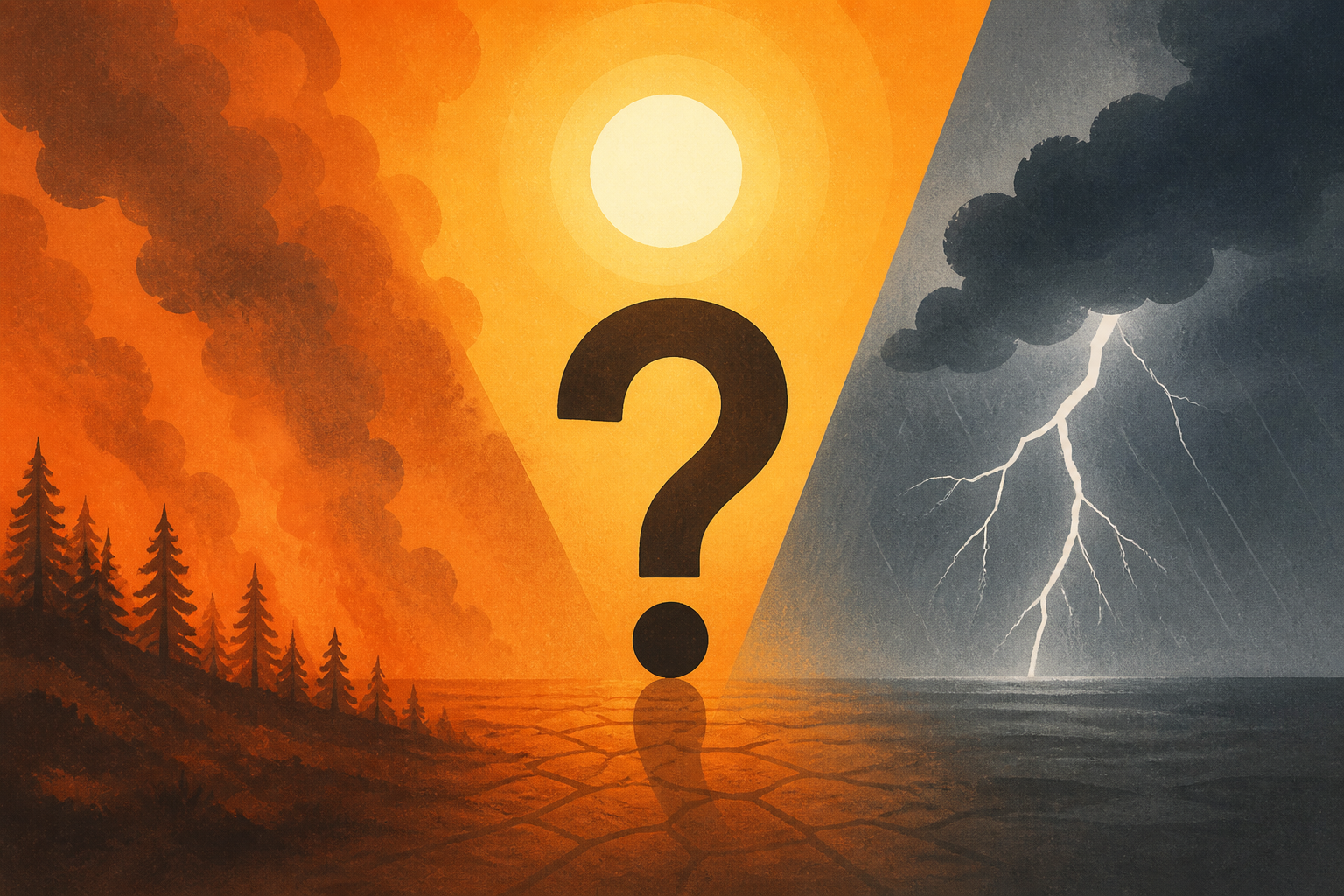 Wildfire smoke, heat, thunderstorms?