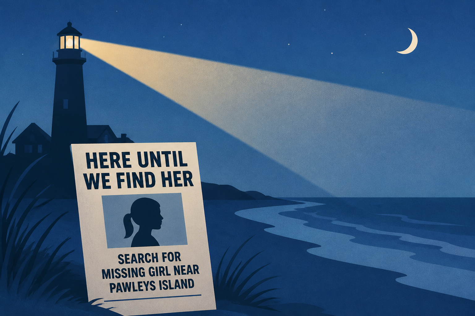 ‘Here until we find her’: Search for missing girl near Pawleys Island will continue overnight