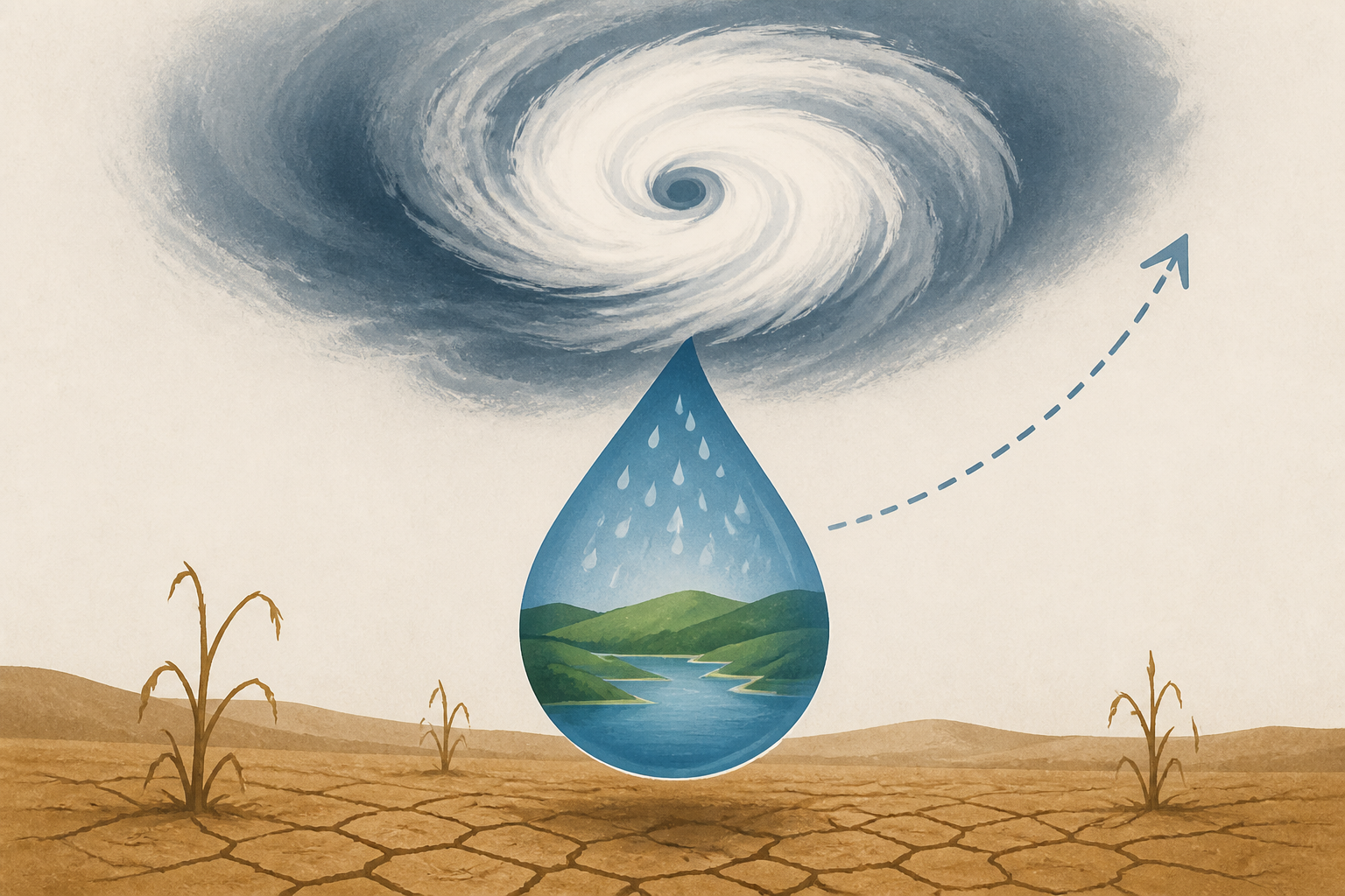 Remnants of TS Dolly to bring drought relief, then find new life?
