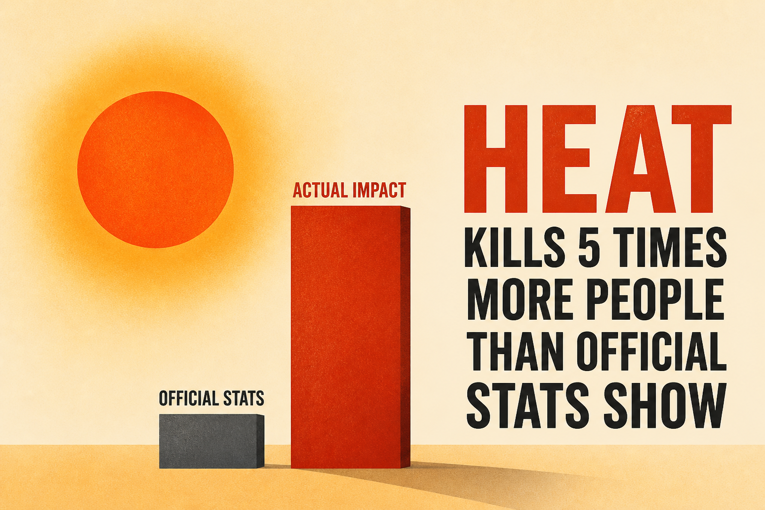 Heat kills 5 times more people than official stats show : NPR
