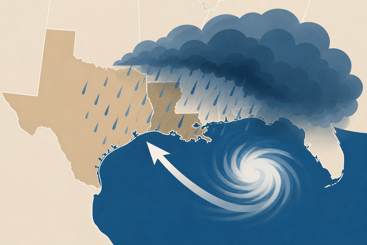 Edouard could form in Gulf, bringing soaking rain to TX, LA