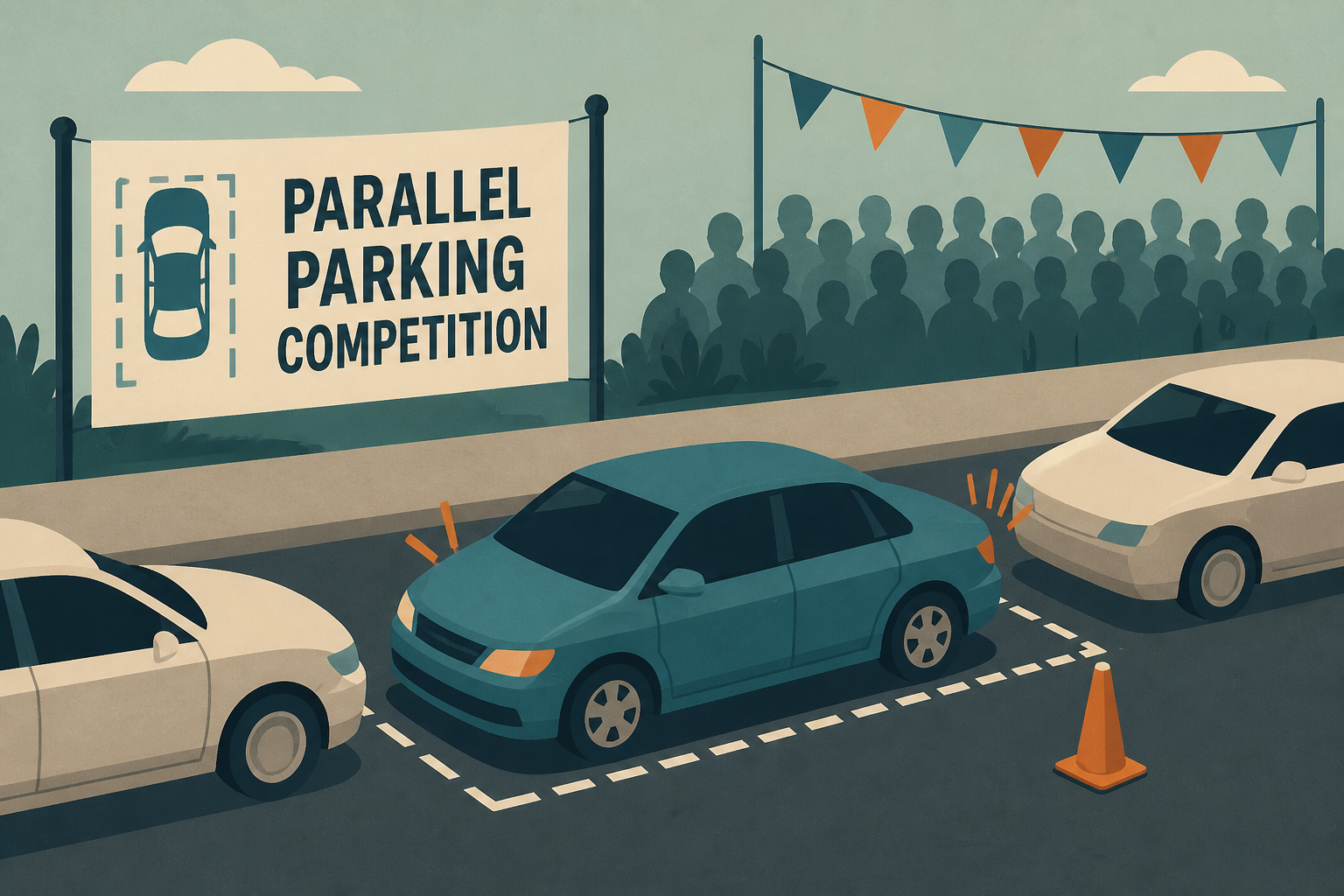 2nd annual Parallel Parking Competition draws hundreds to a small street in Southeast Portland