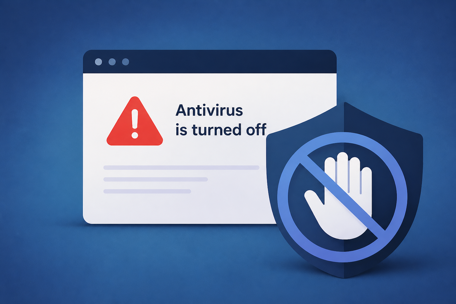 Microsoft asks users to ignore 'Antivirus is turned off' errors