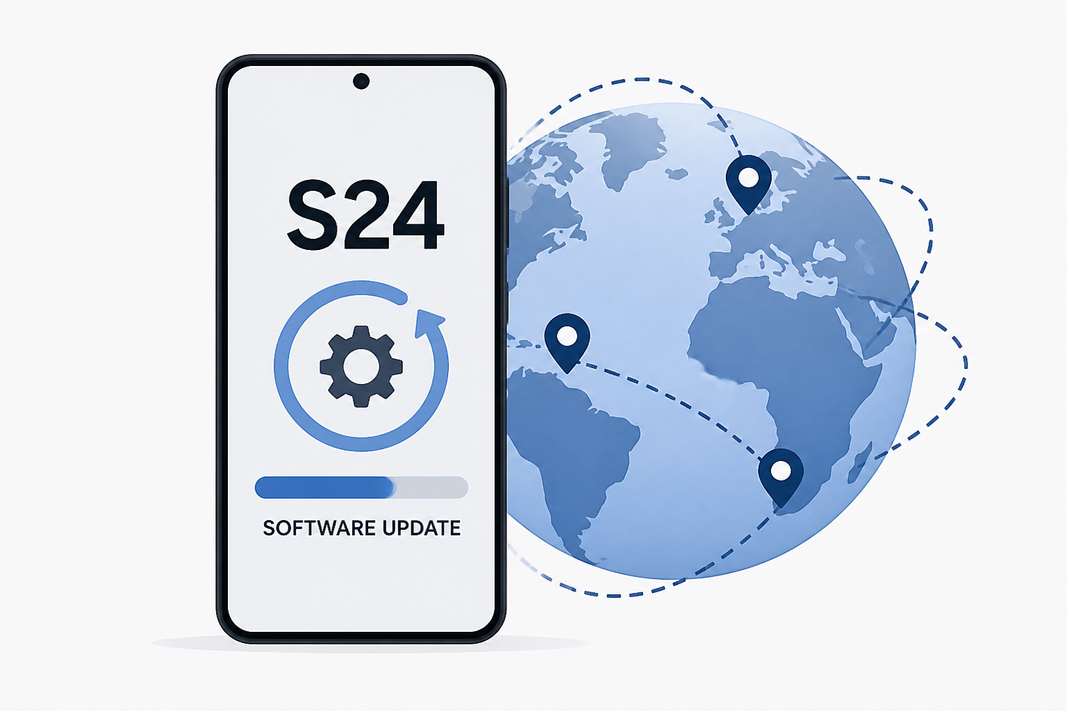 Galaxy S24's new software update goes global