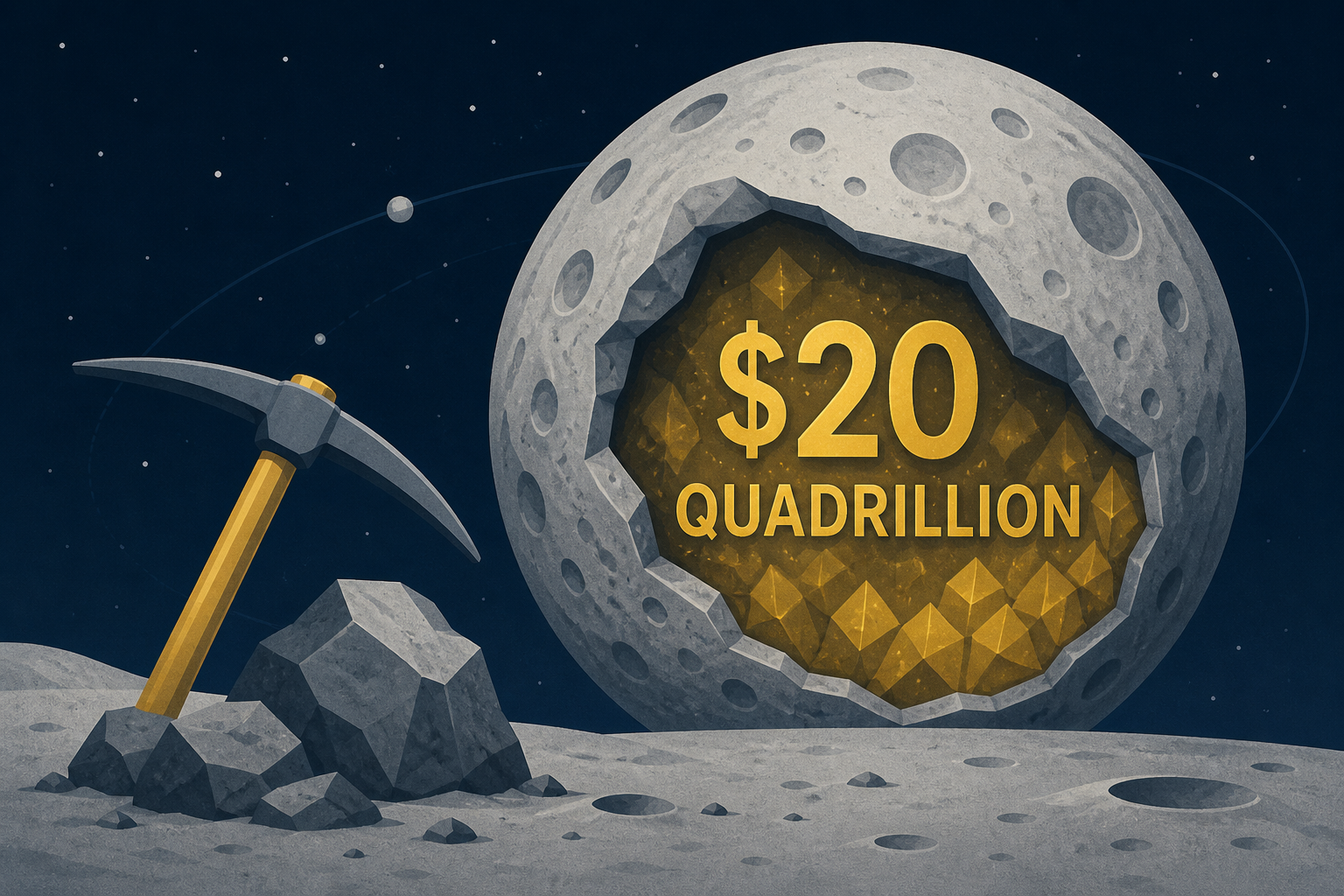 US start-up seeks miners in race for $20 quadrillion moon resource