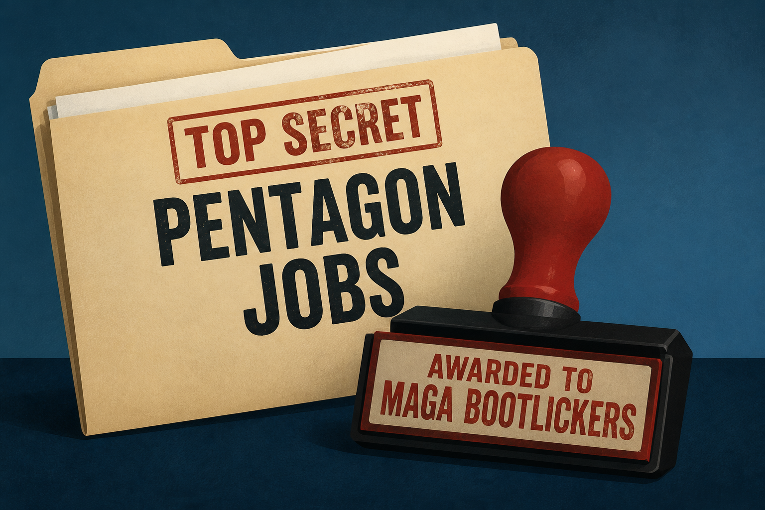 Pentagon Pete Busted Handing Secret Jobs to MAGA Bootlickers